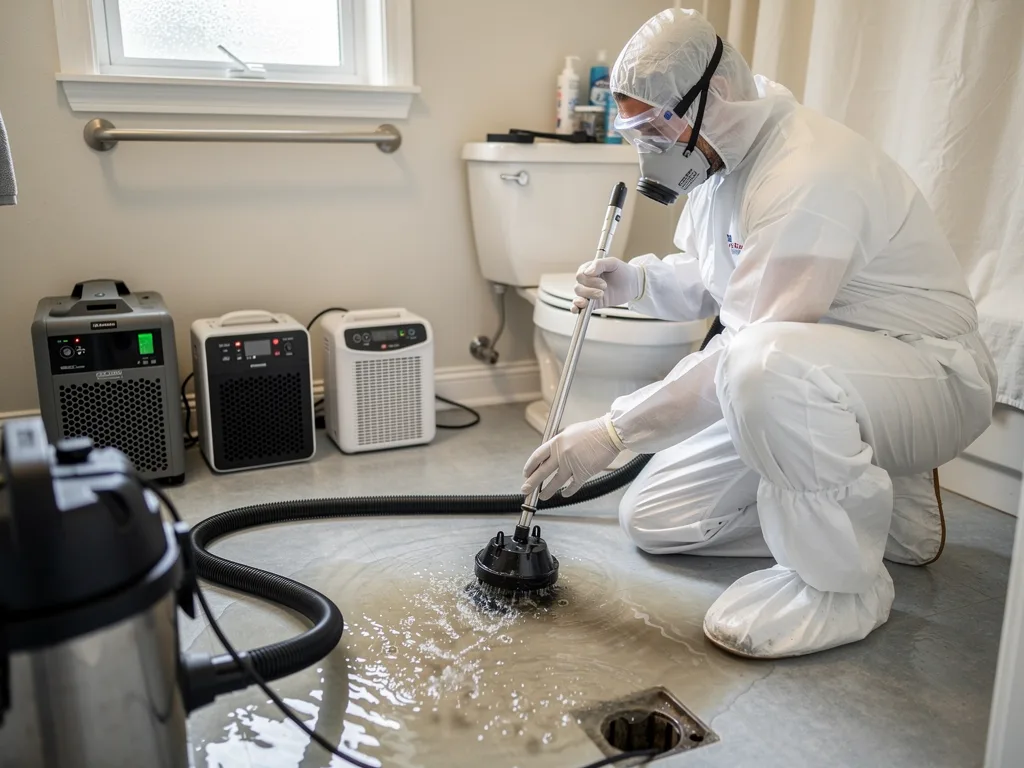 Toilet Overflow Cleanup